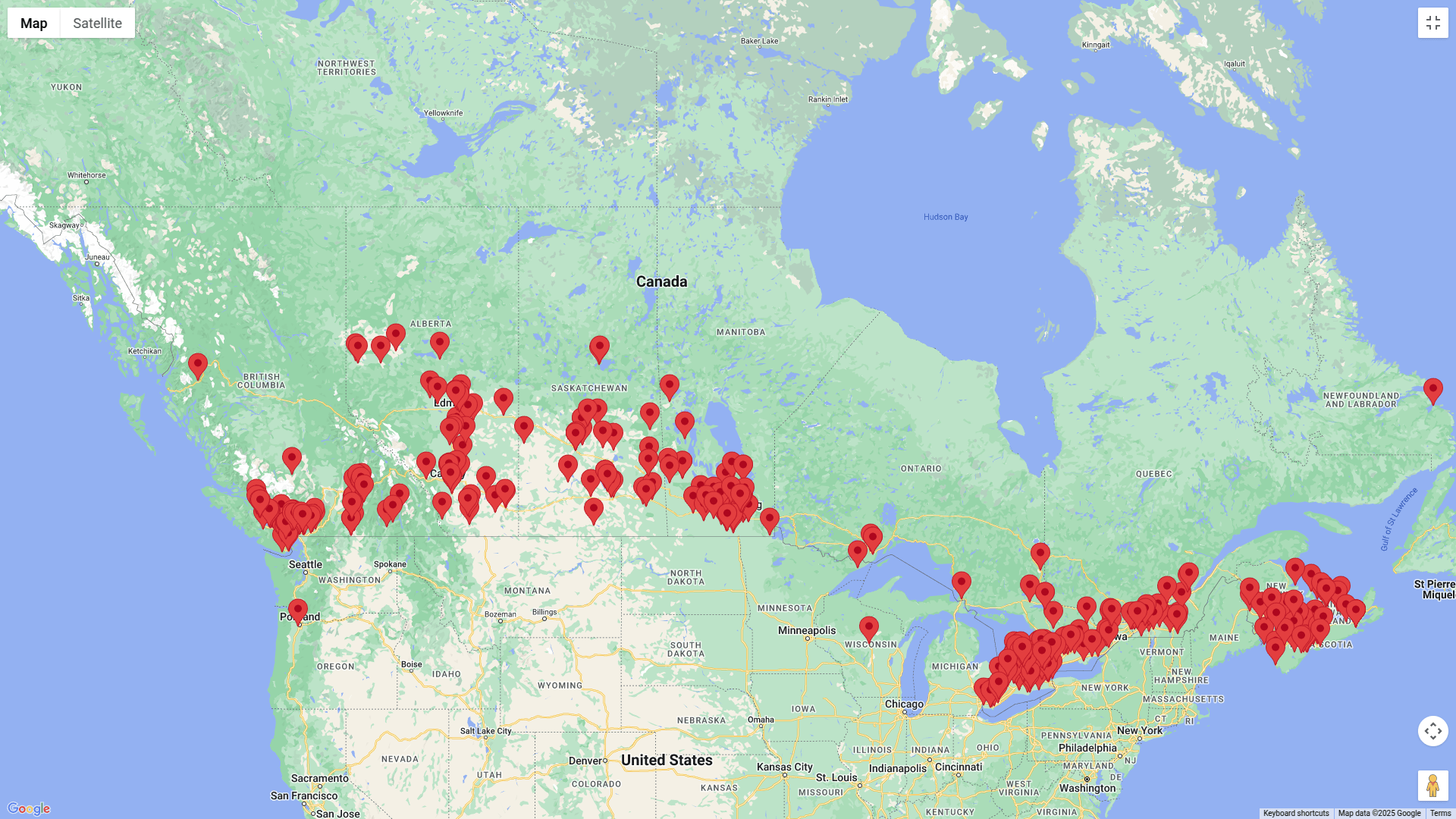 Canadian Map
